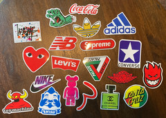 Skateboard Stickers Lots of 20 plus 2 Vans Off the Wall