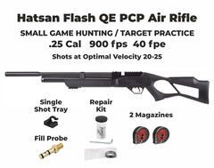 Hatsan Flash QE QuietEnergy .25 Caliber PCP Bolt Action Air Rifle HGFlash-25QE