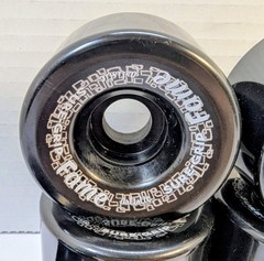 Fame Super Grip indoor artistic Roller Skate Wheels black qty 8 NEW
