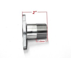 Stainless Steel 1″ Threaded Exhaust Adaptor Flange for: GX Honda 270, GX 390