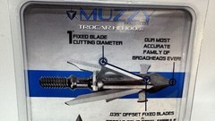 2 packs 🏹🎯 Muzzy 3 BLADE Trocar 100 Grain Archery Hunting Fixed Broadhead 🏹🎯