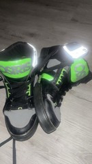 Osiris Men’s Black Green High Top Skateboarding Shoes US Size 10