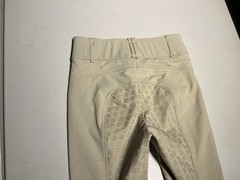 Barn & Beyond Breeches Women’s 24 Khaki Full Seat Riding Pants Polyester 26×26