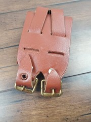Vtg 1950s NOS Wear Well Leather Wrist Strap Archery Lifting #404 Machin Bier