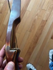 Bear Kodiak Hunter Recurve Bow Right Handed 60in 45# Canada 1953