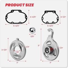 Motorcycle Easy Lever Pull Power Clutch Kit Compatible with Harley Davidson