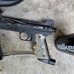 Tippmann Model 98 Paintball Gun And Accessories