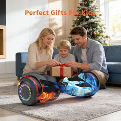 Commugo Hoverboard Off Road Self Balancing Scooter w/ Bluetooth Speakers UL 2272