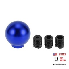 Round Ball Shift Knob Universal Gear Shifter Knob Aluminum Alloy Stick Blue
