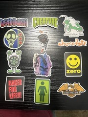 Skateboard Sticker Lot 12PC Cool Sponsor Skate Style Deck Decals SL5