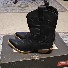 Dingo DI 582 Star Struck Women’s Western Boots Black Size 9