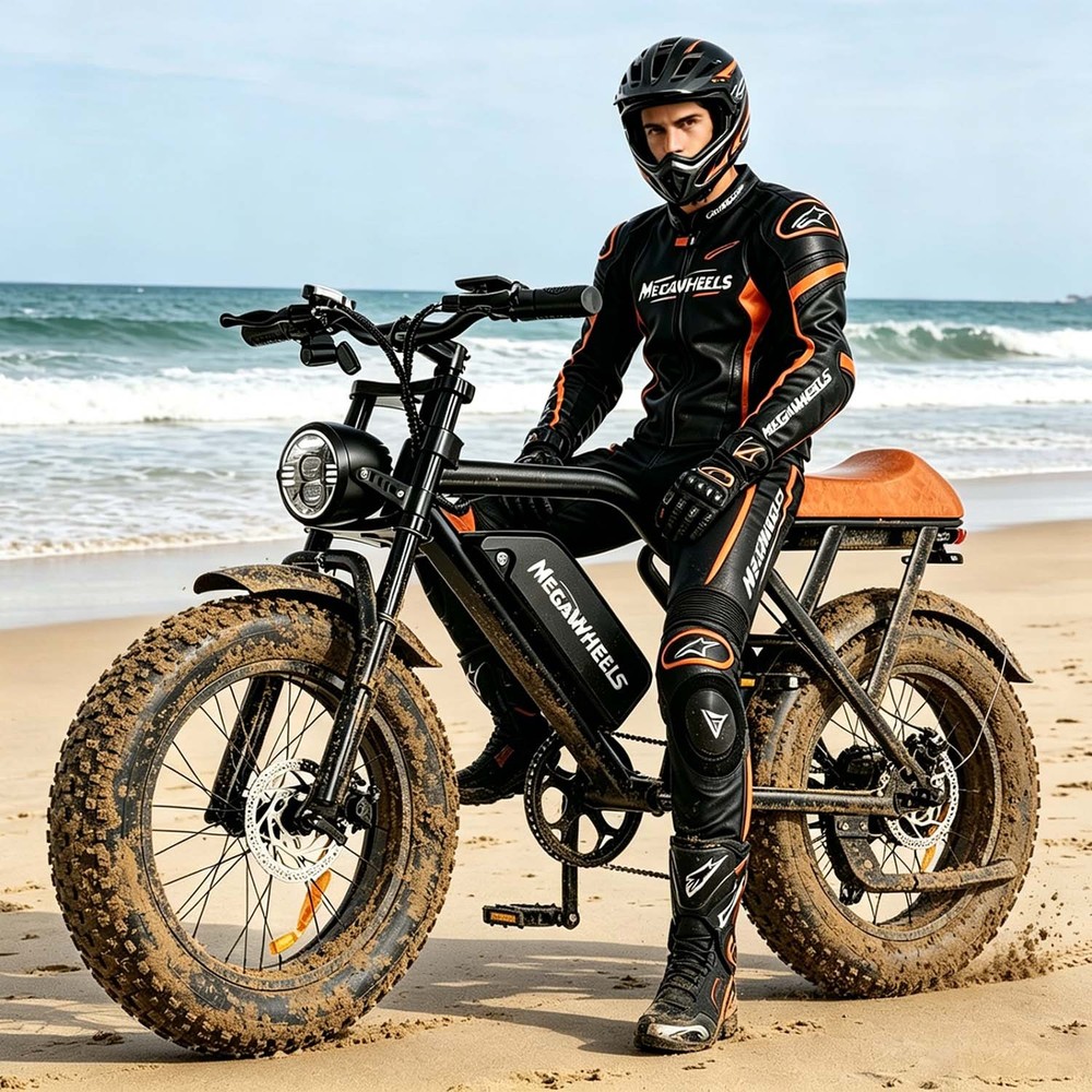 1500W ADULT ELECTRIC BIKE 60MILE 33MPH 20» FAT TIRES OFF-ROAD EMOUNTAIN BIKE