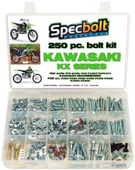 Specbolt KX Bolt Kit 250 PIECES FACTORY SIZE HARDWARE, BRILLIANT SILVER ZINC