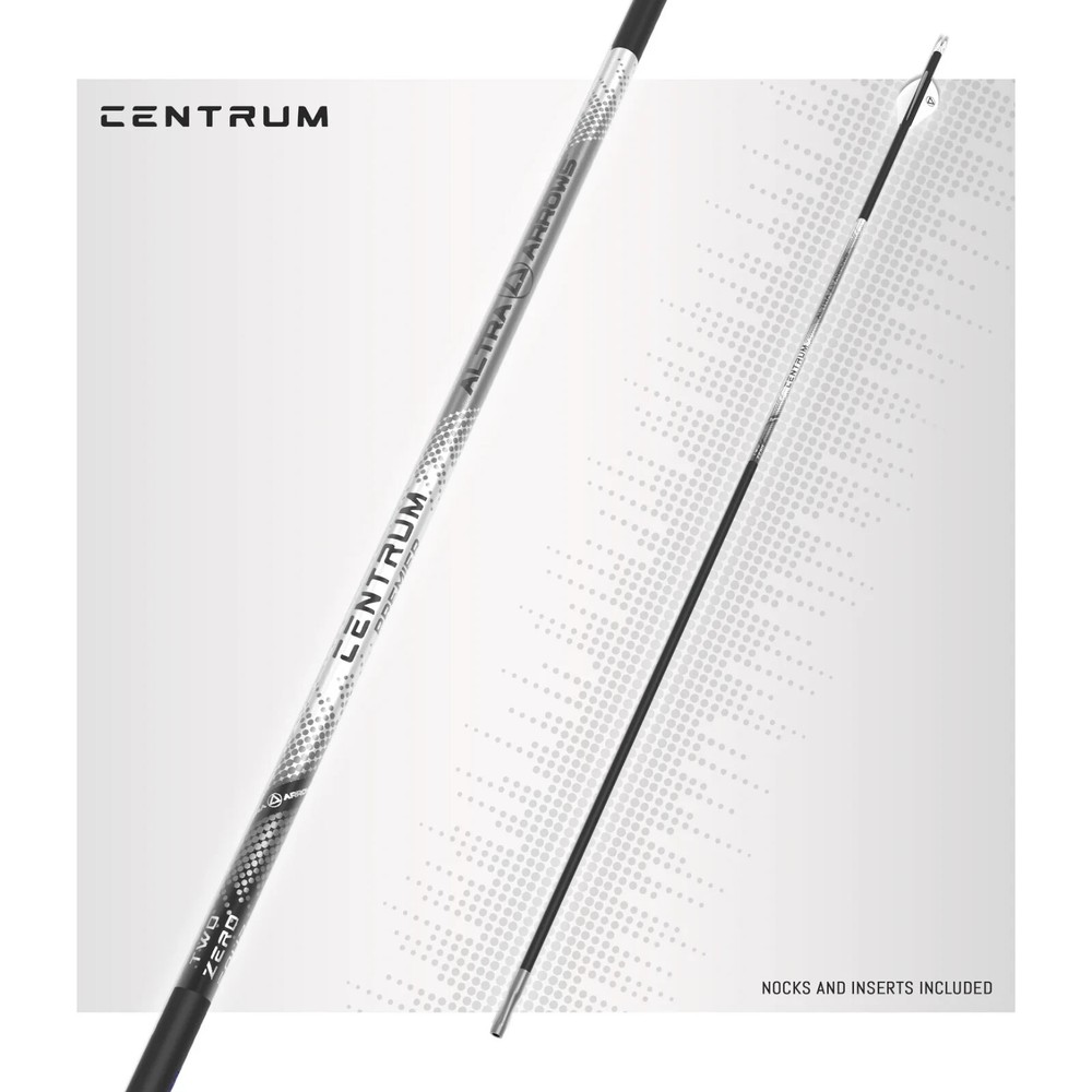 Altra Arrow Centrum .204 Premier, .001, 350 Spine, 6 Pack Fletched-New