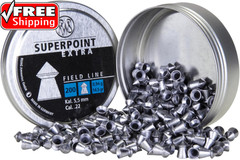 RWS Superpoint Extra Field Line Pellet Gun Pellets, 22 Caliber, 14.5 Grains, 200