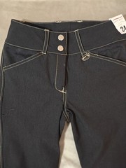 Equine Couture Women’s Sportif Natasha Breeches Size 24 Knee Patch NWT