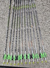 DATORCH 330 ARROWS NOCKS & INSERTS 1 DZ. ( VANE COLOR VARIES )