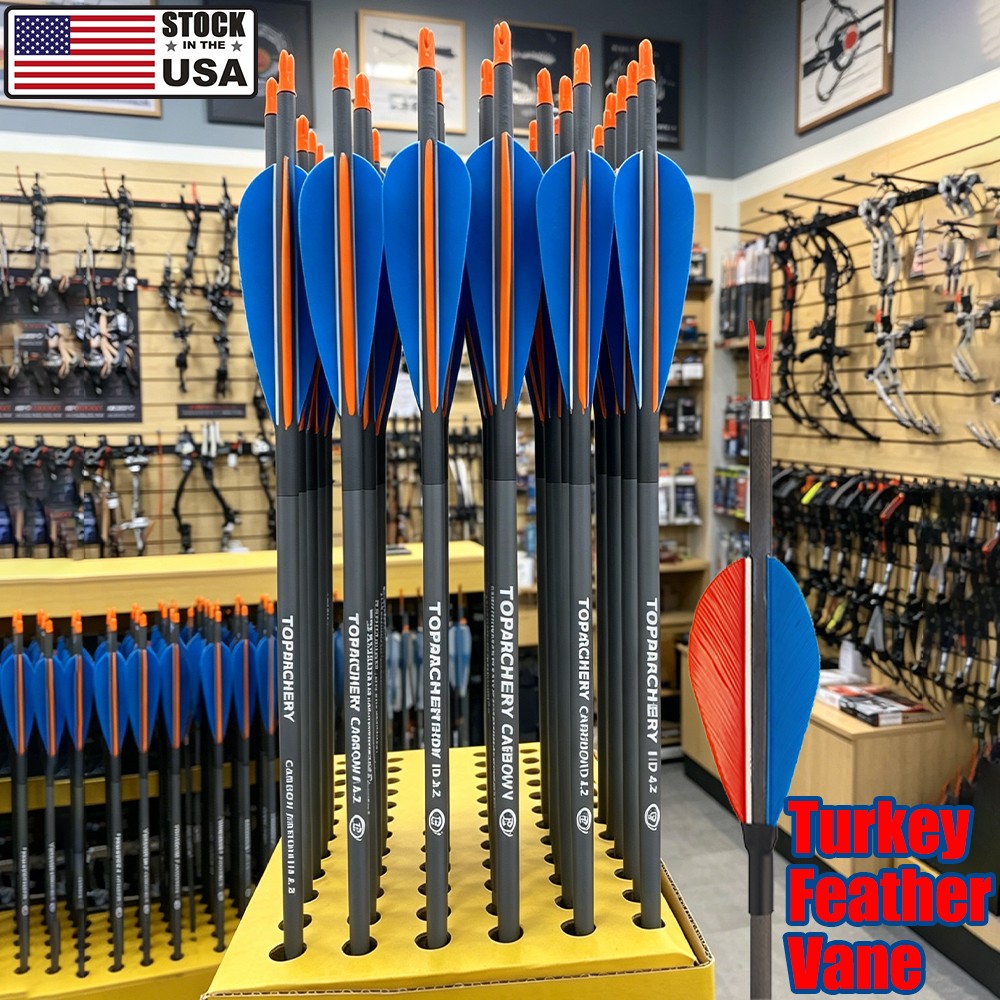 1 Dozen 31″ Pure Carbon Arrows ID4.2mm Archery Recurve&Compound Bow Target Hunt