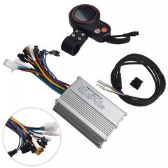 1200W 48V-25A Brushless Motor Controller + LCD Display + 6 Pin Cable For Scooter