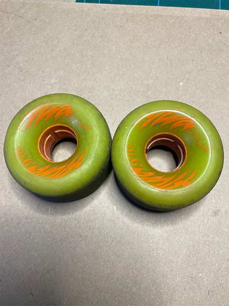 Tony alva Skateboard Wheels 97a 60mm × 39.5mm rare USED