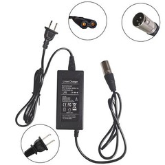 42V charger microphone XLR for 36V Lithium Li-ion electric bicycle ebike battery