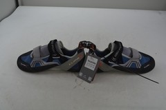 Climb X Red Point Strap Rock Climbing Shoes US 12.5 EU 46.5 Blue Gray Black