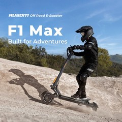 Ausom F1 Max Adult Electric Scooter,2*1400W Motor,62 Miles Max Range,E-Scooters