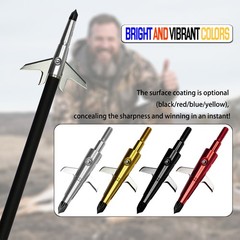 12Pcs Hunting Broadheads 100 Grain Compound Bow Crossbow Shooting Point