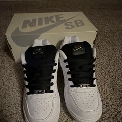 Nike SB Paul Rodriguez Zoom Air Low Skate Shoes White/Black Men’s US 11 D