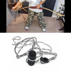 Archery Recurve Bow Stringer Nylon Rubber Cord 2m Longbow Compact Nylon Rubber
