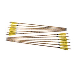 6/12 30″ Carbon Arrows SP500 4″ Feather Compound Recurve Bow Archery Hunting