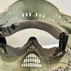 JT Paintball Mask Skull Graphic Vented Full Face Goggles Adjustable Strap