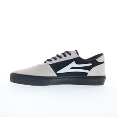 Lakai Manchester Mens White Suede Lace Up Skate Inspired Sneakers Shoes