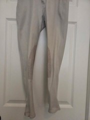 Devon Aire Equestrian Riding Breeches Knee Patch Tan Pants Size 30 Regular