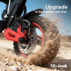 Electric Scooter 48v 1600W For Adult 10″Off Road Fat Tires Fast Speed USA MAX pU