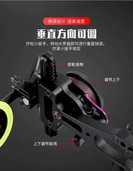 Archery Compound Bow Sight Eddie 1Pin Aiming Single Pin Sight Fast Fine-tune Adj