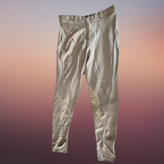 2 Pair Devon-Aire Tan Knee Patch Breeches Size 28 NEW
