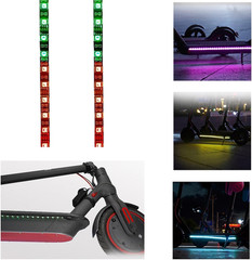 LED Lights for Scooter – 4 Pcs Electric Strip Light Battery Operated