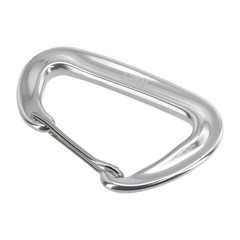 D Shape Clip Carabiner 12KN Aluminium Backpack Hook D Shape Hook Portable