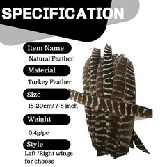 50X Arrow Feathers Archery Fletches LH/RH Wings Fletching Shooting DIY Hunting