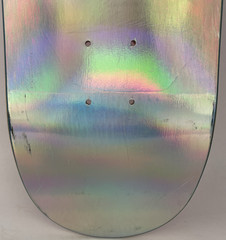 PREMIUM Skateboards 8″ x 32″ Skateboard Deck w Foil Prism Graphic Blemish Pink
