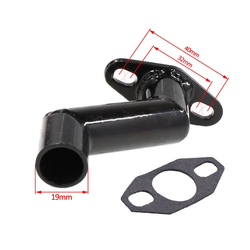 32-40mm Colorful Offset Intake Manifold Carburetor Fit 49/66/80cc Motorized Bike