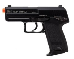 Airsoft Pistol GBB Gas Blowback – Semi Auto 300 FPS 25 Rounds 6mm HK USP Umarex