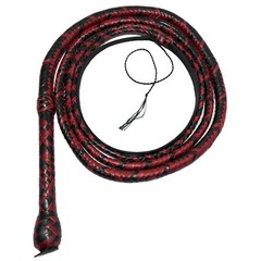 XSHAMROCK Bull Whip 04 to 10 Feet 16 Plaits Genuine Cow Hide Leather Bullwhip