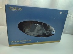 Ovation OV Deluxe Schooler Riding Helmet Equestrian Black M/L Medium / Large New
