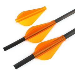 6X 1.75″ Arrow Vanes One-Piece Fletching 7.6mm 6mm 4mm Shaft Archery Bow Hunting
