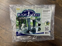 Boot Jacket by Equiparent Waterproof Riding Boot Covers Black Size S/Horse Show