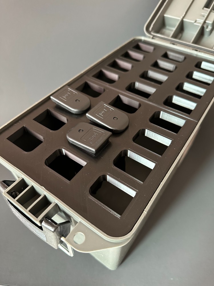 Glock G20/21 45acp 10mm Magazine Mag Rack | Ammo Can Organizer