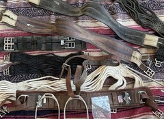 Equestrian Girth & Tack Lot 7 Pcs Professionals Choice Bucas Ovation Sz 24”-48”