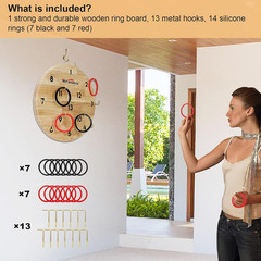 Ring Toss Game, Indoor Outdoor for Kids Adults Family, great for camping,